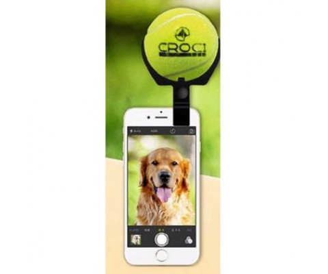 Croci SELFIE Clip - кліпса на телефон з м'ячиком для якісних фото з собакою C6098006