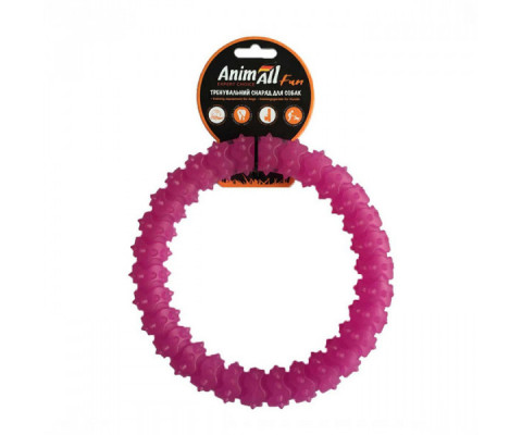 AnimAll Fun - Іграшка кільце з шипами для собак 20 см фіолетовий 111 654