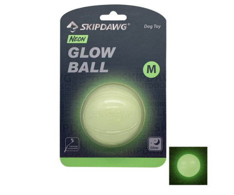 Іграшка для Собак Skipdawg Glow Ball Світлонакопичувальний М'яч для Собак 7 см 3019