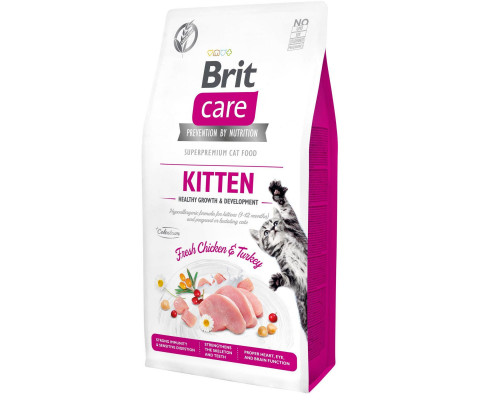 Сухий корм для кошенят Brit Care Cat GF Kitten 400г.