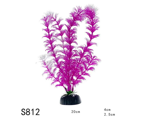 Декорація для акваріума рослина S812 20*4*2,5 см (пластик)
