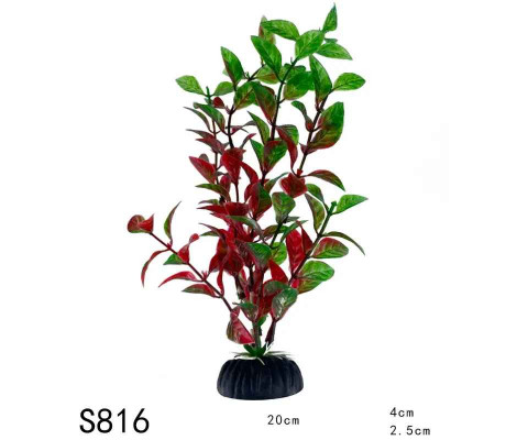 Декорація для акваріума рослина S816 20*4*2,5 см (пластик)