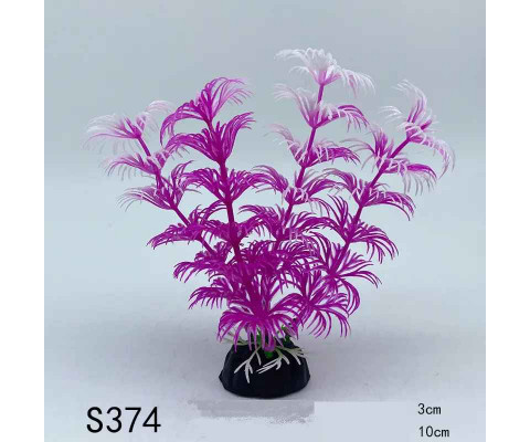 Декорація для акваріума рослина S374 3*10 см (пластик)