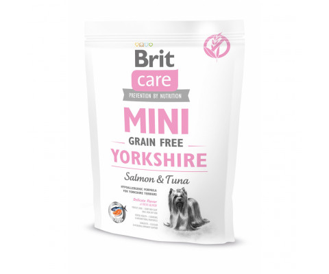 Сухий корм для собак Brit Care Mini Grain Free Yorkshire Salmon & Tuna 400 г 