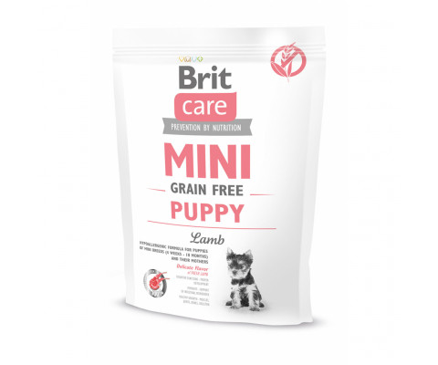 Сухий корм для цуценят Brit Care Mini Grain Free Puppy Lamb 400 г