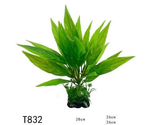 Пластикова декорація рослина 26*19*8 см