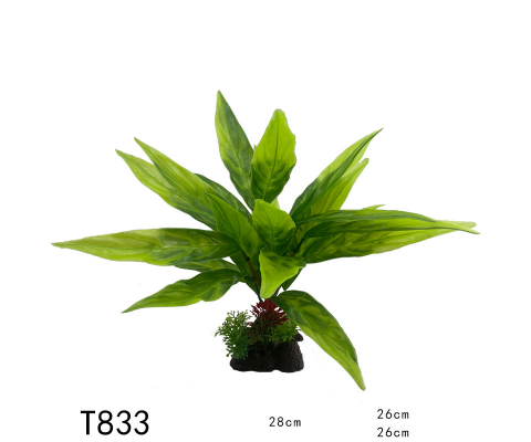 Пластикова декорація рослина 28*26*26 см