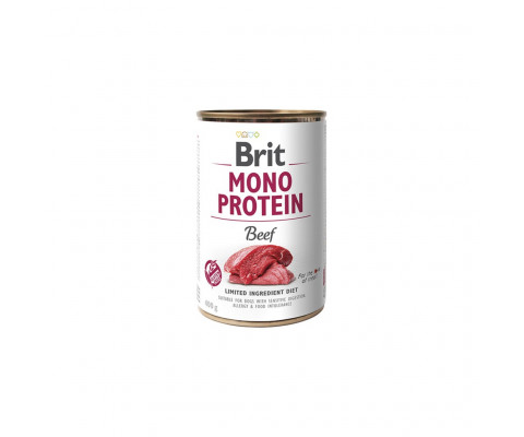 Вологий корм для собак Brit Mono Protein beef з яловичиною 400 г