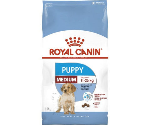 Сухий корм Royal Canin Medium Puppy для цуценят середніх порід 15 кг