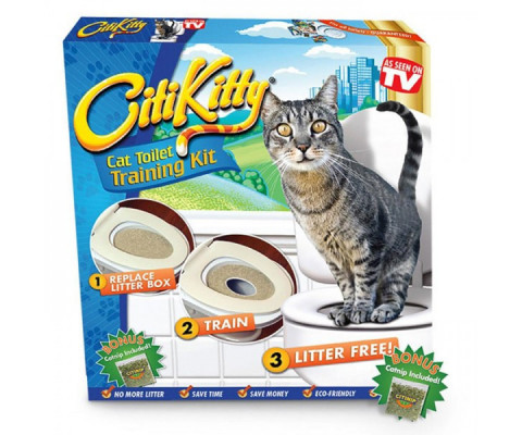 Система привчання котів до унітазу Citi Kitty Cat Toilet Training