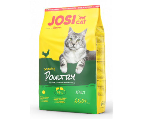 Сухий корм для котів JosiCat Crunchy Poultry 650 г