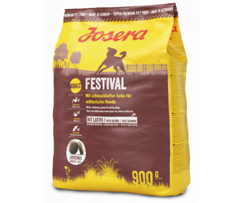 Сухий корм Josera Festival для вимогливих собак зі смачним соусом 900 г