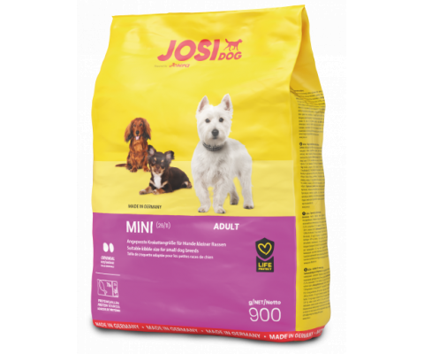 Сухий корм для дорослих собак малих порід  JosiDog Mini 900 г