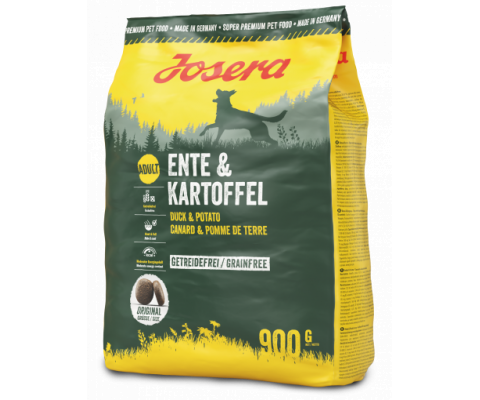 Сухий корм для собак Josera Ente Kartoffel беззерновий з м'ясом качки 900 г