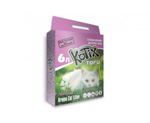 Kotix Tofu Соєвий наповнювач для котячого туалету, з ароматом лаванди 6 л