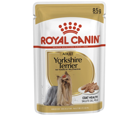 Вологий корм для дорослих собак породи йоркширський тер'єр Royal Canin Yorkshire Terrier Adult 85 г (домашня птиця)