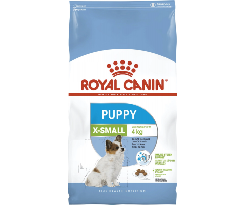 Сухий корм для цуценят дрібних порід Royal Canin X-Small Puppy 1,5 кг (домашня птиця)