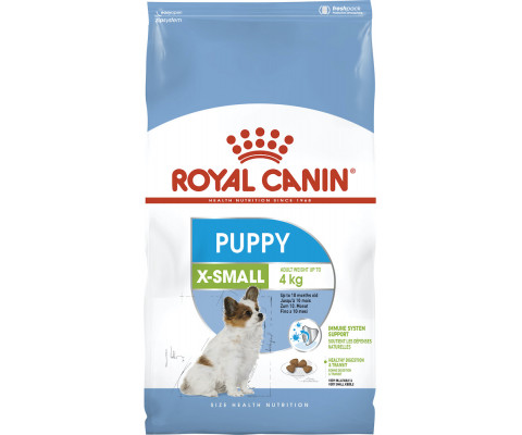 Сухий корм для цуценят дрібних порід Royal Canin X-Small Puppy 500 г (домашня птиця)