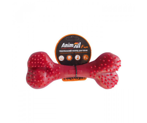 AnimAll Іграшка для собак Fun кістка, 25 см коралова 113 019