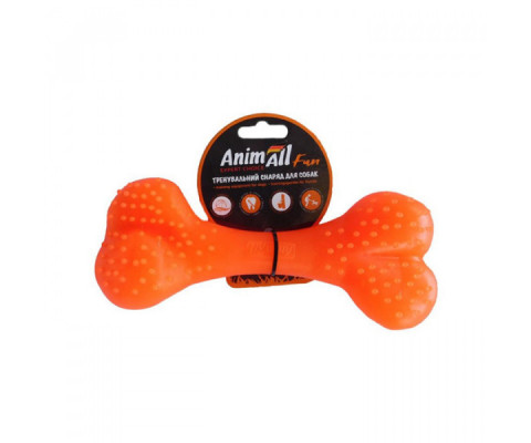 AnimAll Іграшка для собак Fun кістка, 25 см помаранчева 113 018
