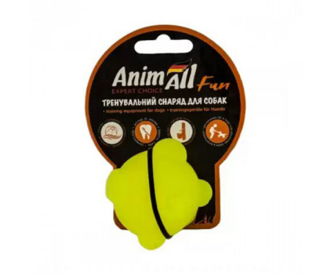 AnimAll Іграшка Fun куля молекула, 5 см, жовта 110 594