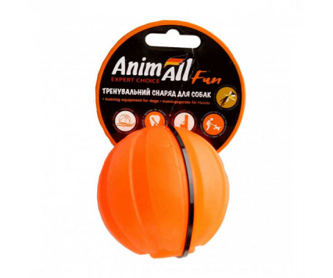 AnimAll Іграшка Fun тренувальний м'яч для собак, 5 см помаранчевий 130 196
